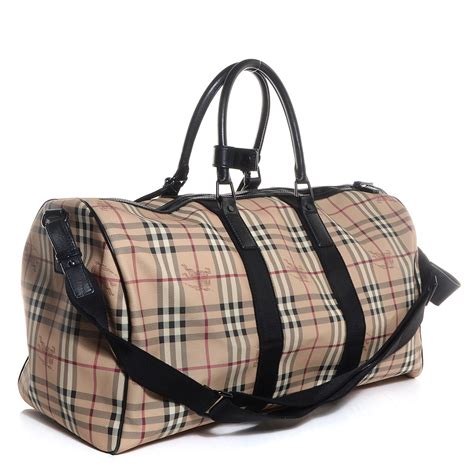 burberry haymarket duffle bag|burberry duffle bag men's.